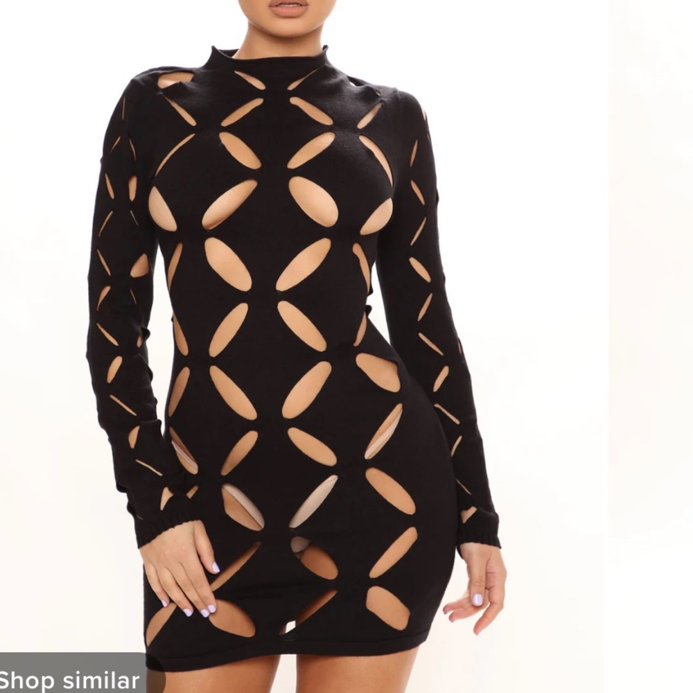Sweater mini dress